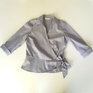 Coldwater Creek Womens Wrap Shirt Sz PS